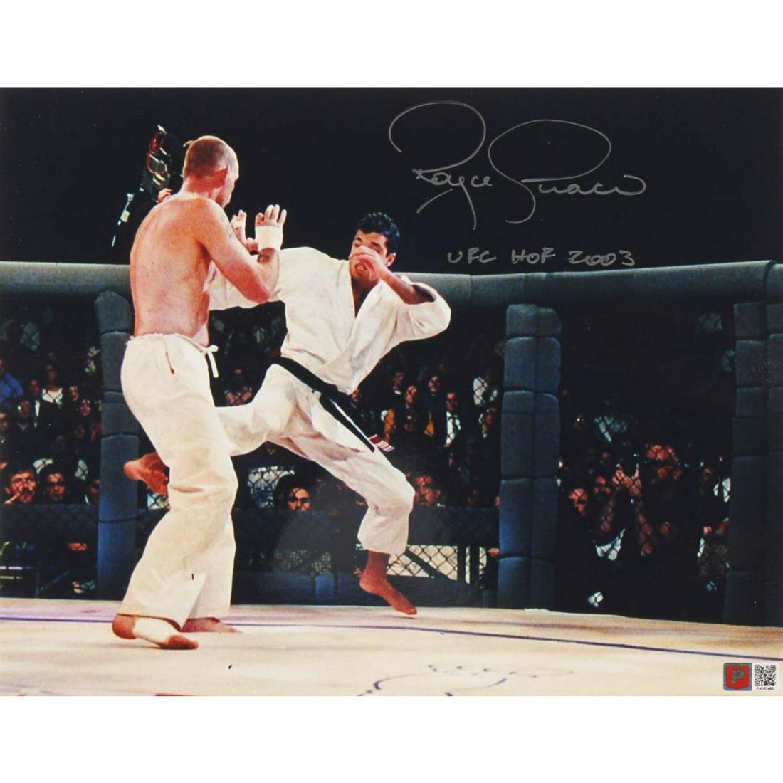 Royce Gracie Signed UFC 11x14 Photo Inscribed "UFC HOF 2003" (PA COA) (1 of 1)