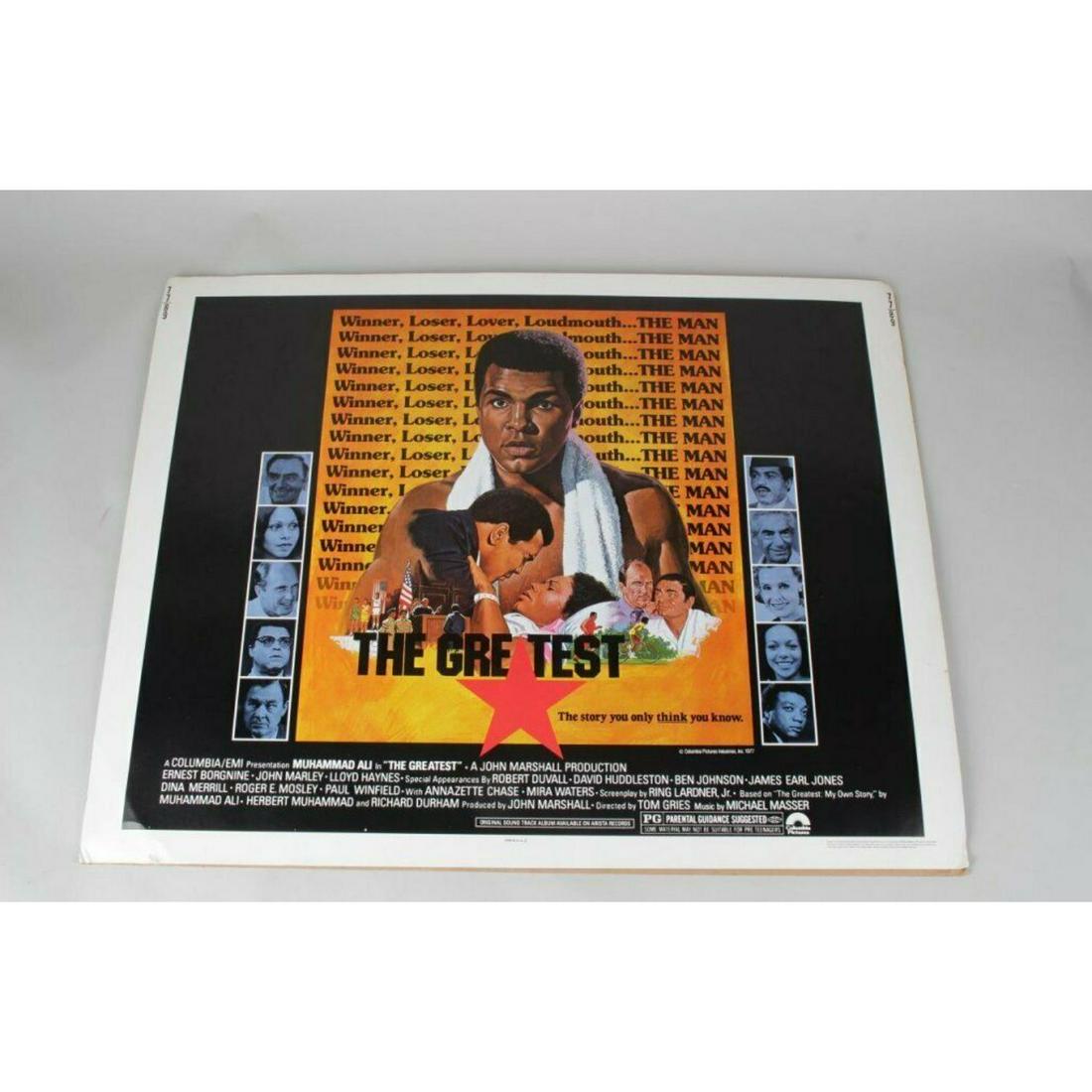 1977 Muhammad Ali Movie Poster "The Greatest" (22x28) (1 of 1)