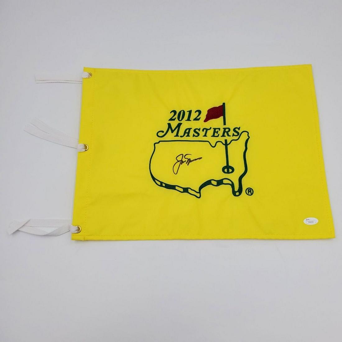 Jack Nicklaus Signed Masters Golf Pin Flag 2012 (JSA LOA) (1 of 2)