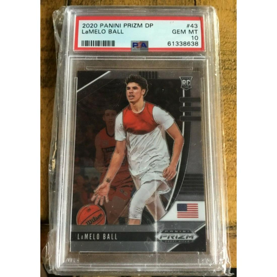 2020 Panini Prizm DP LAMELO BALL #43, Gem MT PSA 10 (1 of 1)