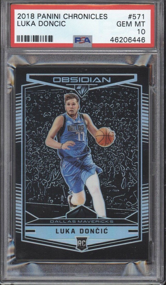 2018 Chronicles Obsidian Luka Doncic PSA 10 (1 of 1)