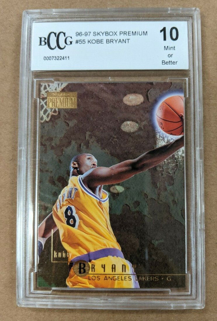 1996-97 Skybox Premium #55 Kobe Bryant Rookie BCCG 10 (1 of 2)