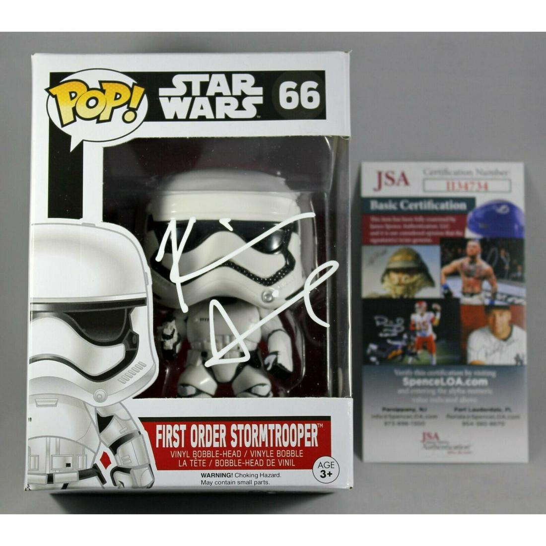 KEVIN SMITH SIGNED FIRST ORDER STORMTROOPER FUNKO POP VINYL STAR WARS +JSA COA (1 of 1)