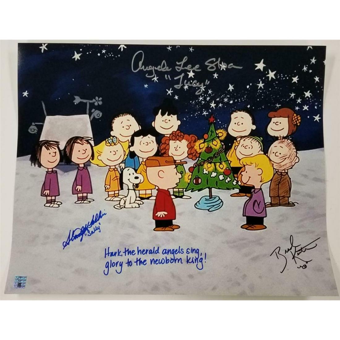 Charlie Brown cast signed 16x20 Photo ~ Peanuts Holo ~ Kesten, Sloan, Tolkin (1 of 1)