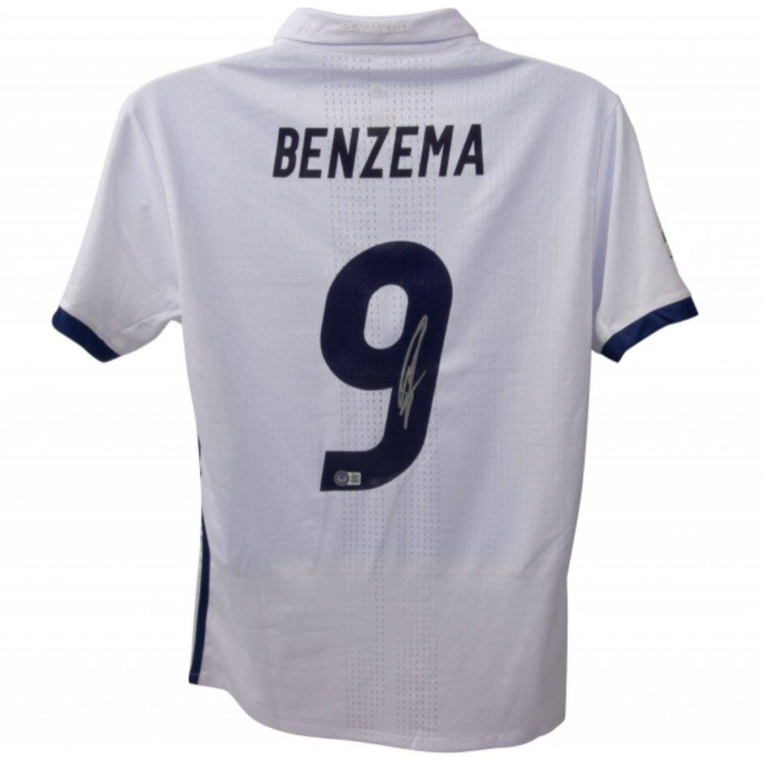 Karim Benzema Signed Real Madrid Home 16-17' Jersey (Beckett COA) (1 of 2)