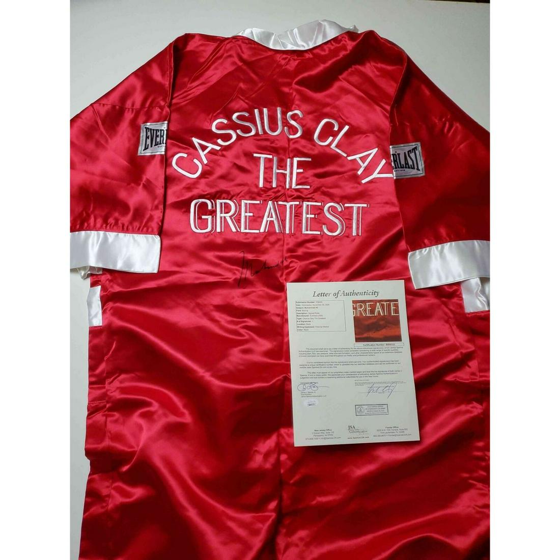 Muhammad Ali Signed Robe "Cassius Clay" (JSA LOA) (1 of 1)