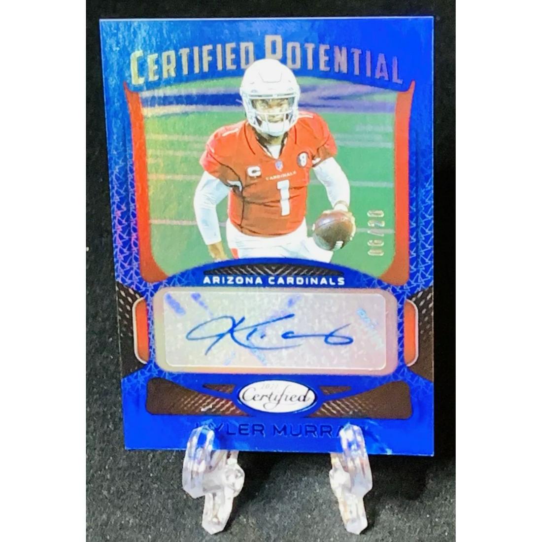RARE Kyler Murray Blue Auto 20/21 Certifies Potential Auto Arizona Cardinals (1 of 1)
