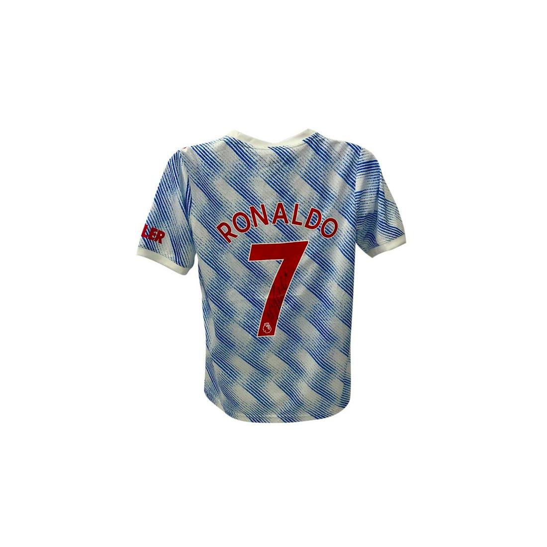 Cristiano Ronaldo Signed Manchester United 21-22' Away Jersey (Beckett LOA): Cristiano Ronaldo Signed Manchester United 21-22' Away Jersey (Beckett LOA)