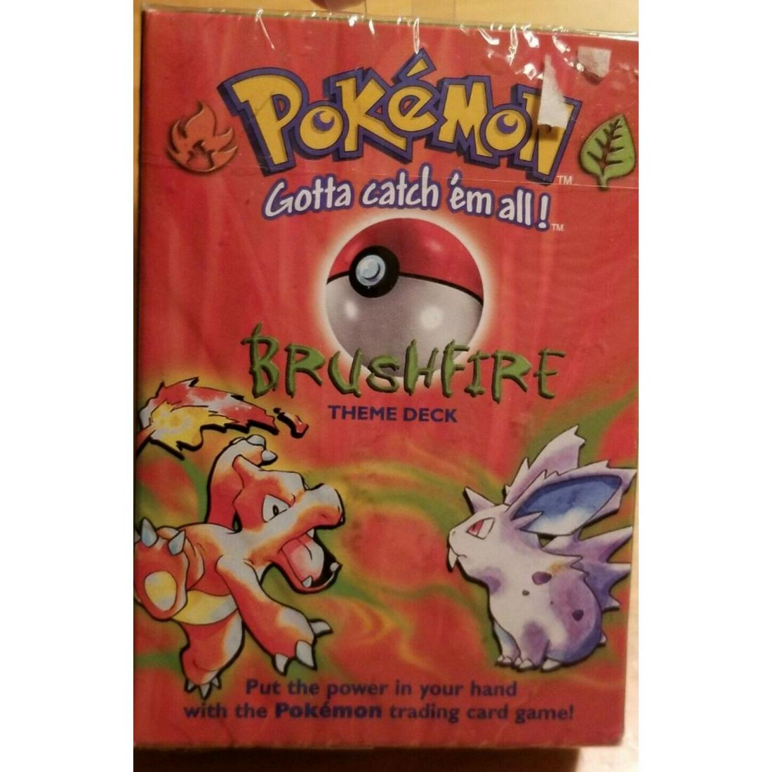 1999 POKEMON BRUSHFIRE THEME DECK NEW SEALED (1 of 1)