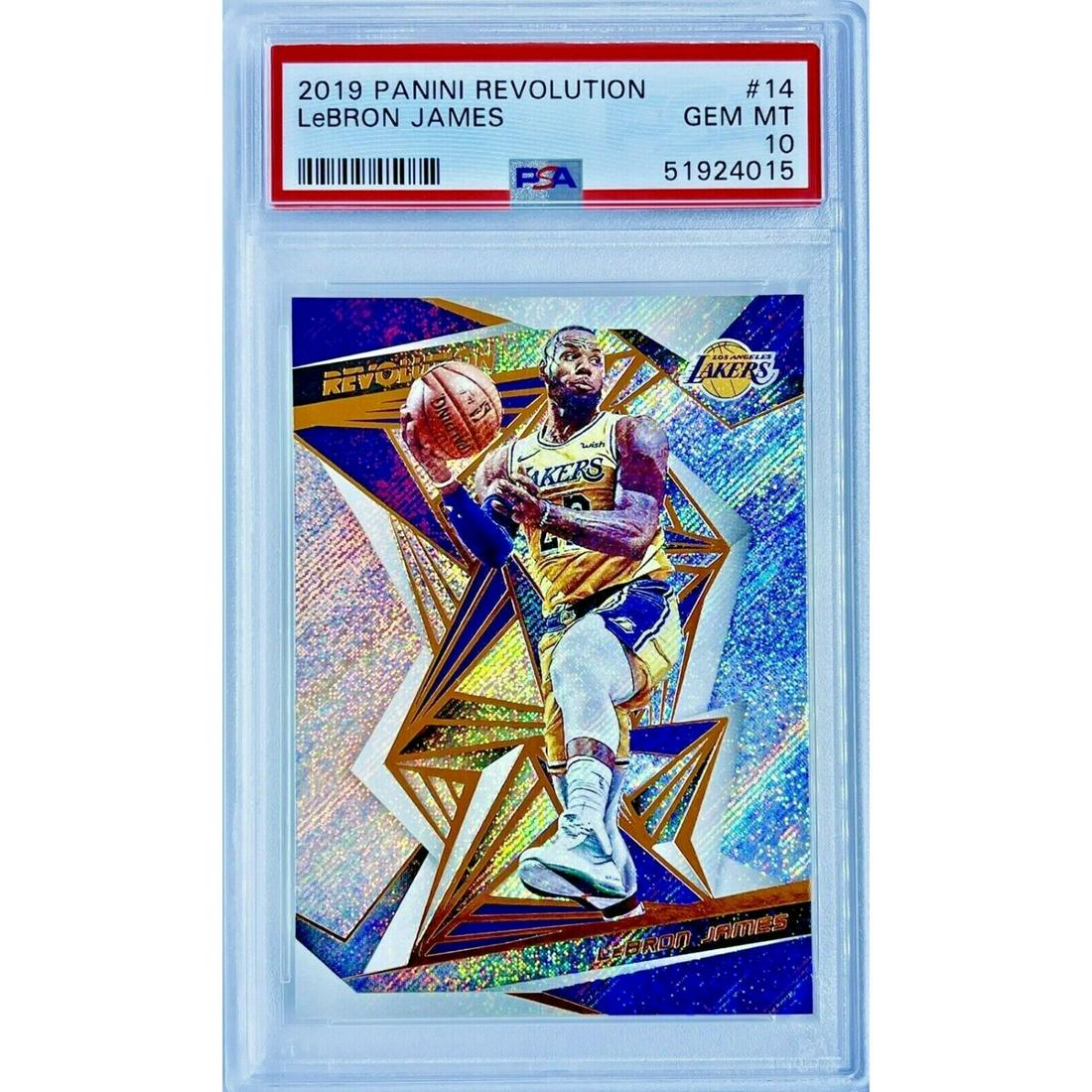 2018-19 Panini Revolution LeBron James Silver PSA 10 (1 of 1)