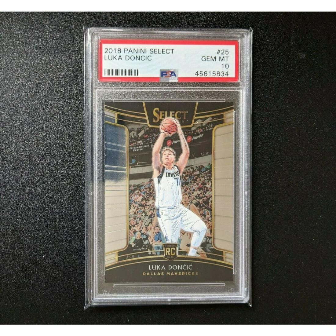 2018-19 Select Luka Doncic PSA 10 ROOKIE CARD (1 of 1)