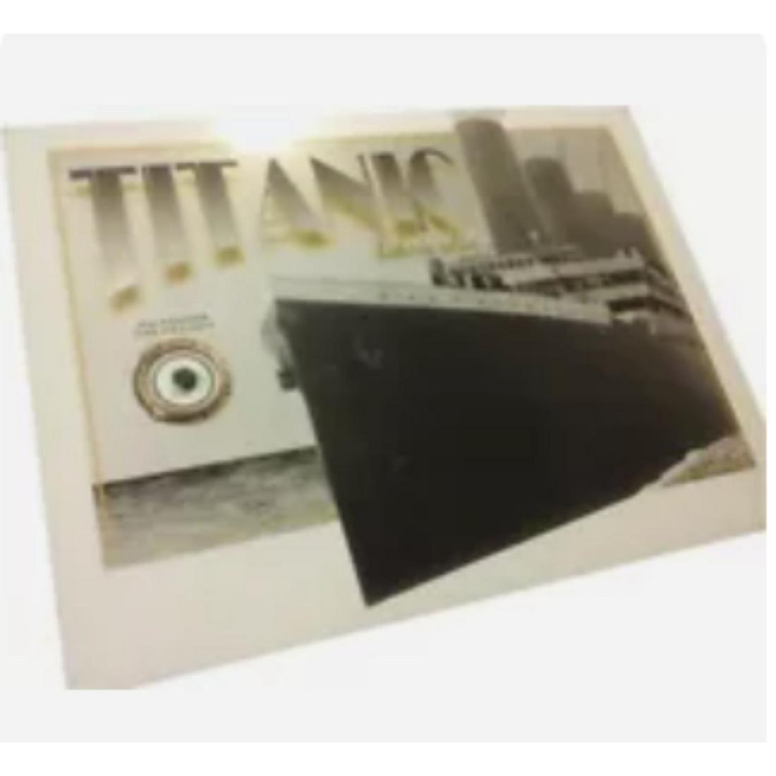 PIECE of TITANIC COAL authentic, genuine, actual RELIC artifact piece part w/COA (1 of 1)
