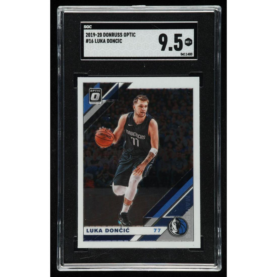 Luka Doncic 2019-20 Donruss Optic #16 (SGC 9.5) (1 of 1)