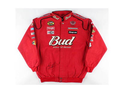 Dale Earnhardt Jr. Signed Budweiser Chase Authentic Driver's Suit / Jacket (Dale Jr. Hologram & COA): Dale Earnhardt Jr. Signed Budweiser Chase Authentic Driver's Suit / Jacket (Dale Jr. Hologram & COA)