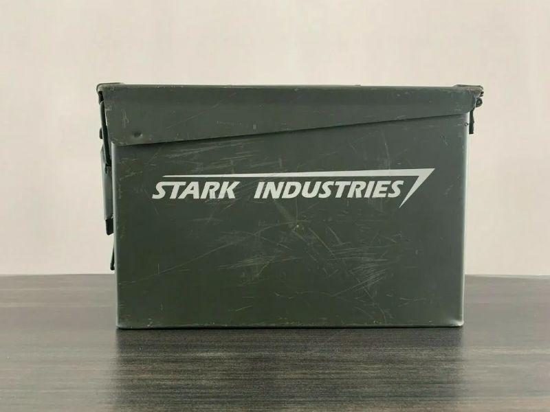 Disney MARVEL Iron Man Film (STARK INDUSTRIES) Ammo Case Original Movie Prop (1 of 2)