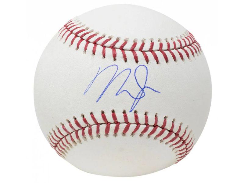 Mike Trout Signed OML Baseball (MLB Hologram) (1 of 2)