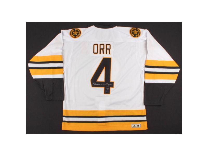 Bobby Orr Signed Authentic Adidas 1975-1976 Throwback Bruins On-Ice Game Jersey (Orr COA) (1 of 3)