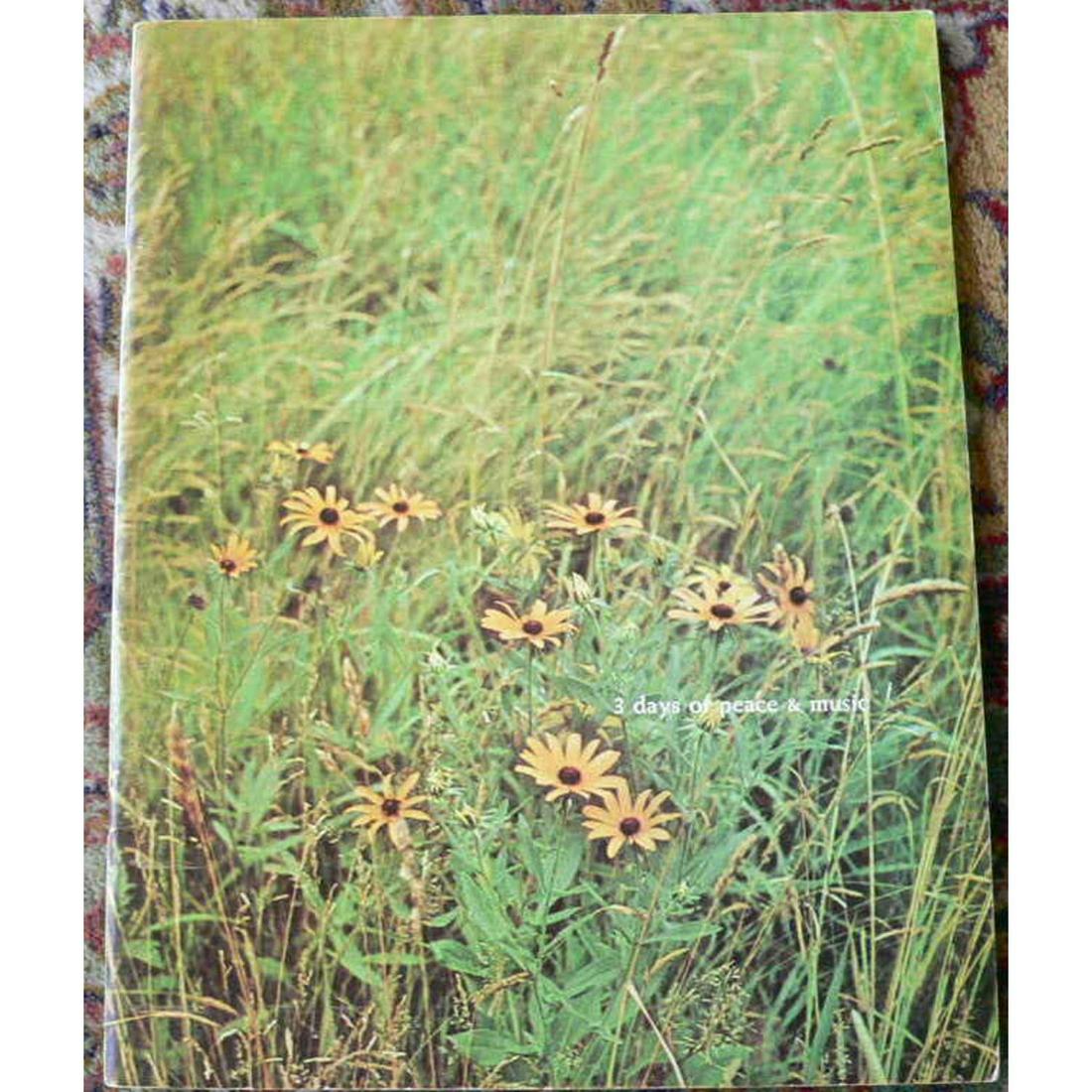 Original 1969 Woodstock Festival Program + ORIGINAL TICKET RARE (1 of 1)