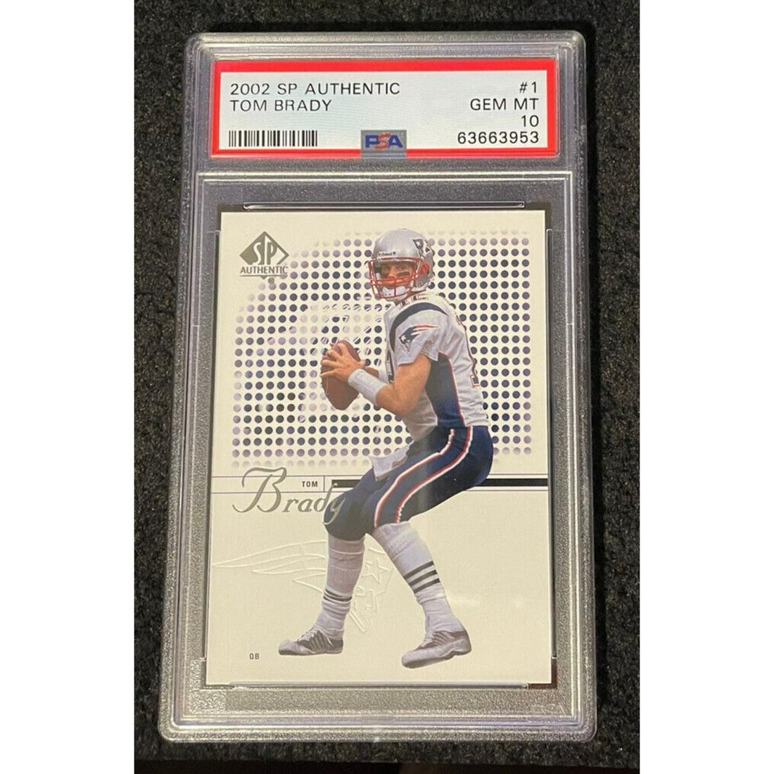 Tom Brady 2002 #1 PSA 10 Patriots (1 of 2)