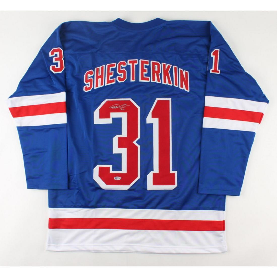 Igor Shesterkin Signed Jersey (Beckett) (1 of 2)