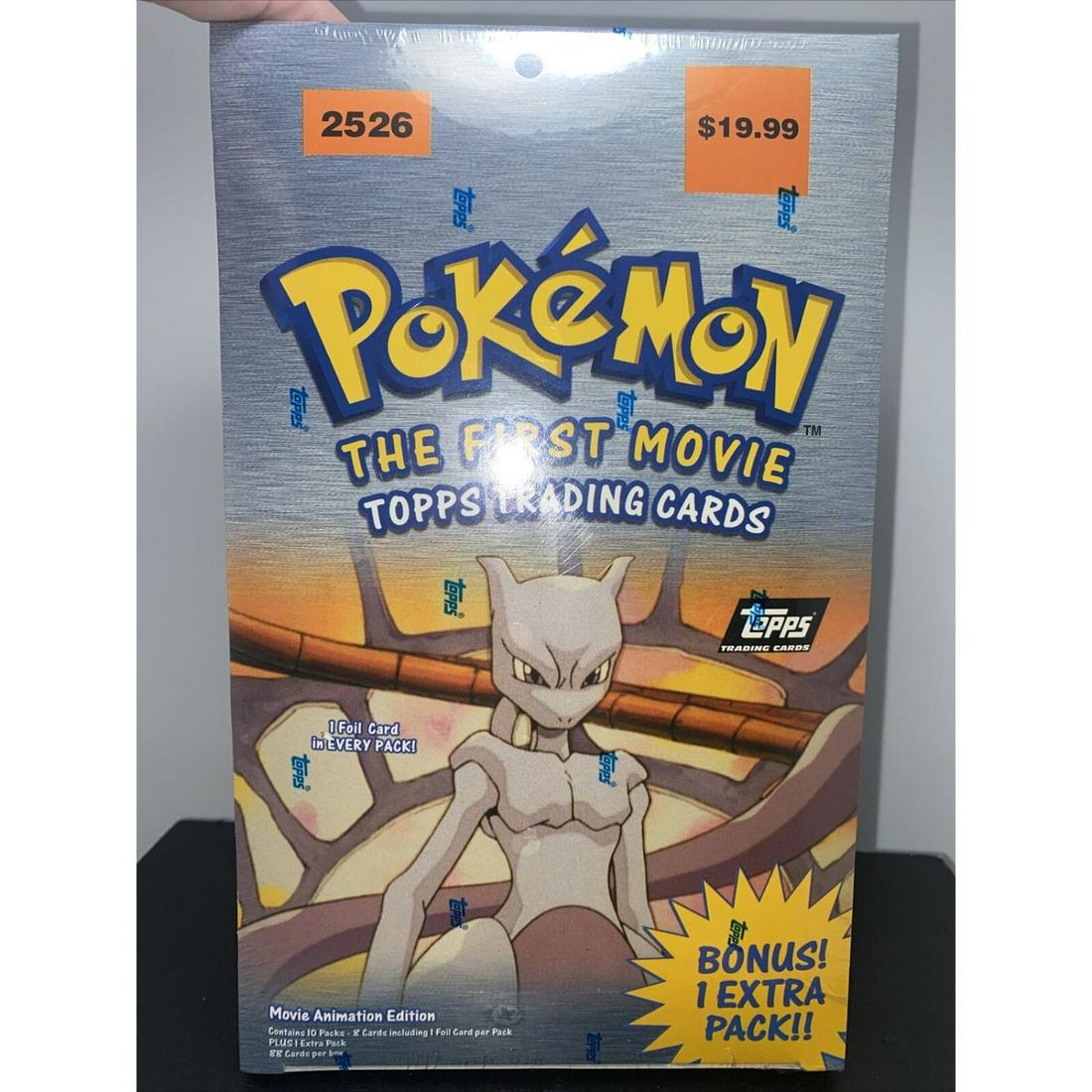 Topps Pokemon The First Movie Trading Cards Booster Box (11 SEALED PACKS) (1 of 1)