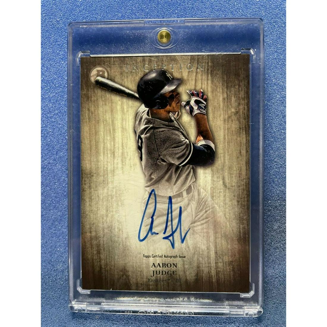 2014 Topps Inception Aaron Judge Auto Yankees (1 of 1)