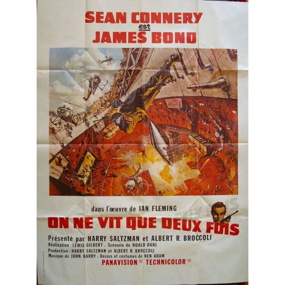 JAMES BOND YOU ONLY LIVE TWICE French Grande movie poster 47x63 SEAN CONNERY R70 (1 of 1)