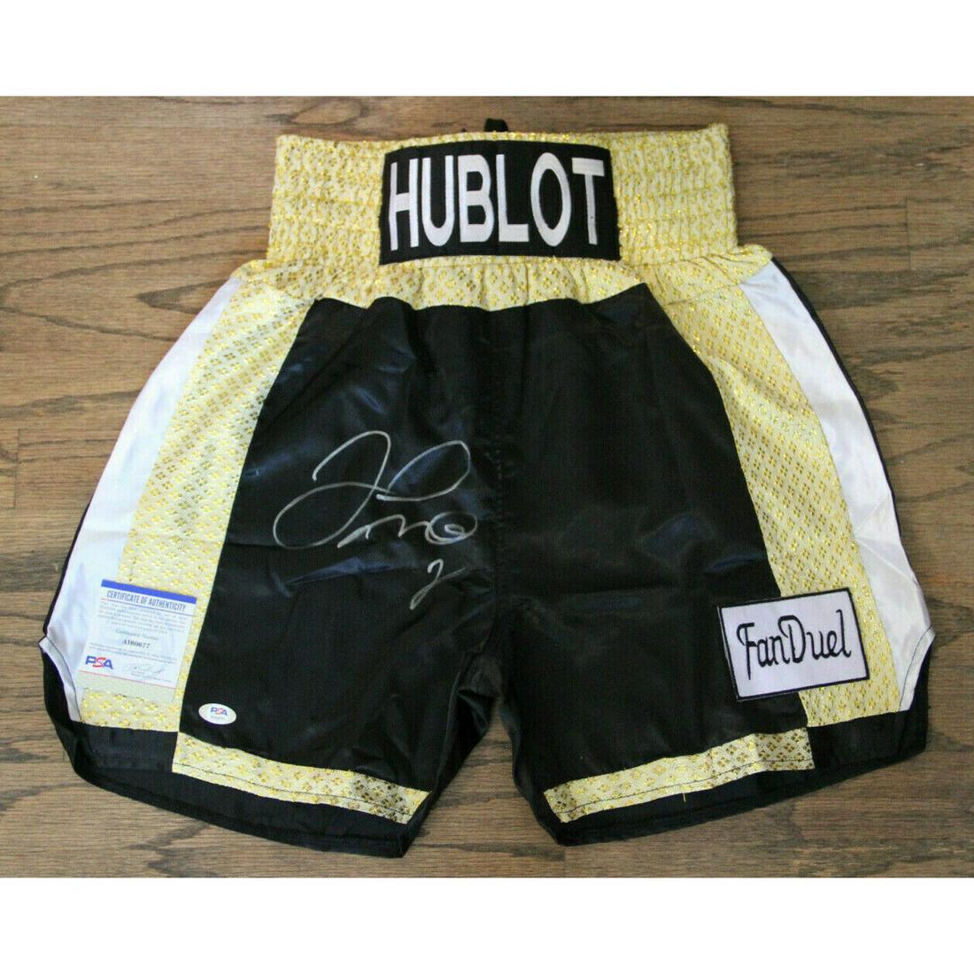 FLOYD MONEY MAYWEATHER SIGNED AUTOGRAPHED AUTO BOXING TRUNKS/SHORTS PSA: FLOYD MONEY MAYWEATHER SIGNED AUTOGRAPHED AUTO BOXING TRUNKS/SHORTS PSA