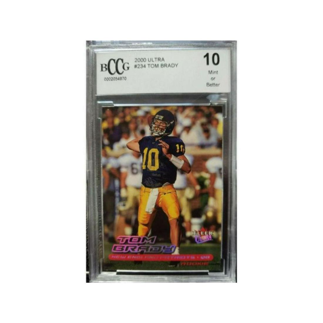 2000 Fleer Ultra #234 Tom Brady RC BGS BCCG 10 Rookie (1 of 1)