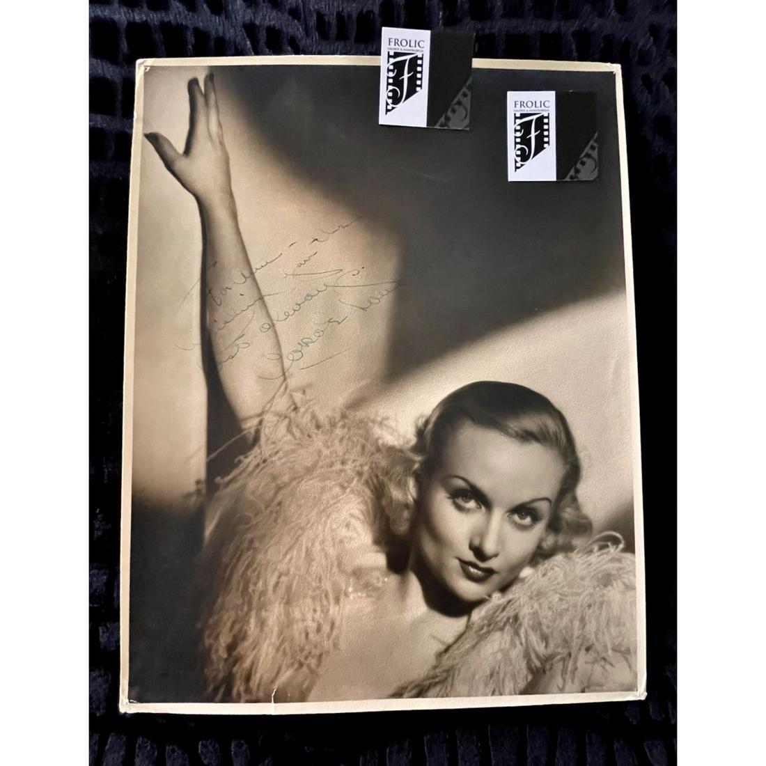 CAROLE LOMBARD **Signed Original 10.5 x 14 Photo JSA Full (1 of 2)