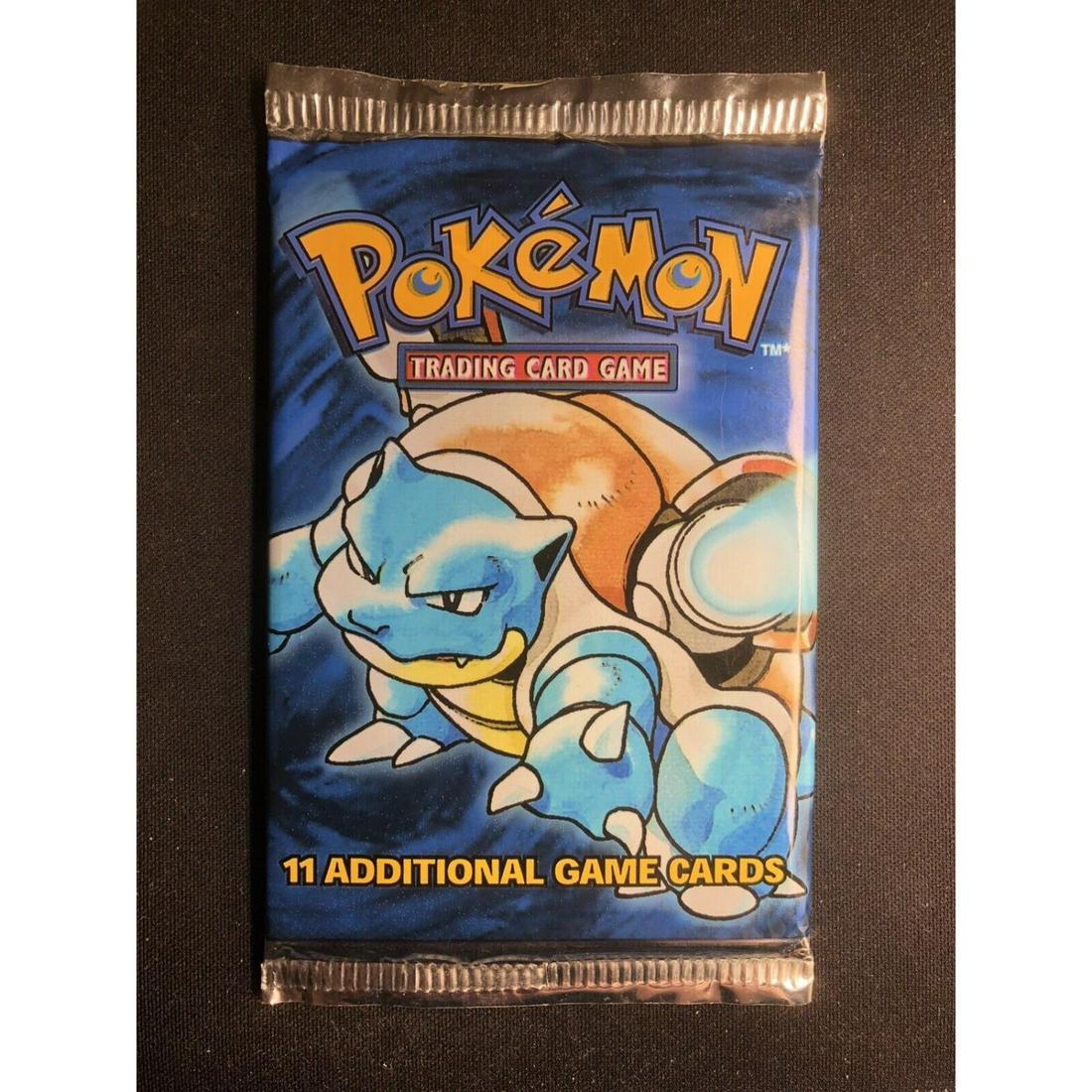 1999 Pokemon Base Set Unlimited Booster Pack Sealed: 1999 Pokemon Base Set Unlimited Booster Pack Sealed
