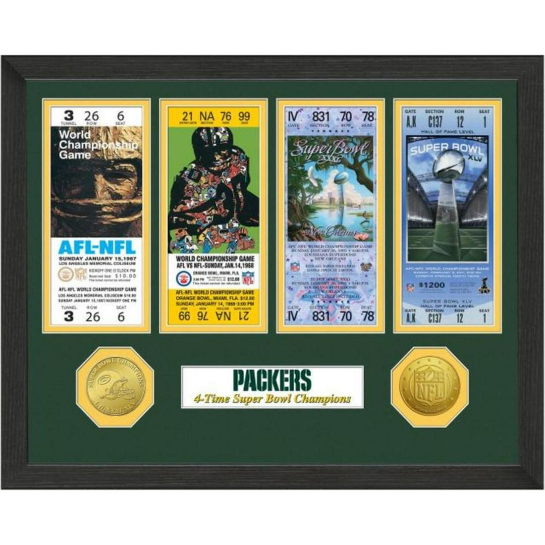 Green Bay Packers SB Championship Ticket Collection (1 of 1)
