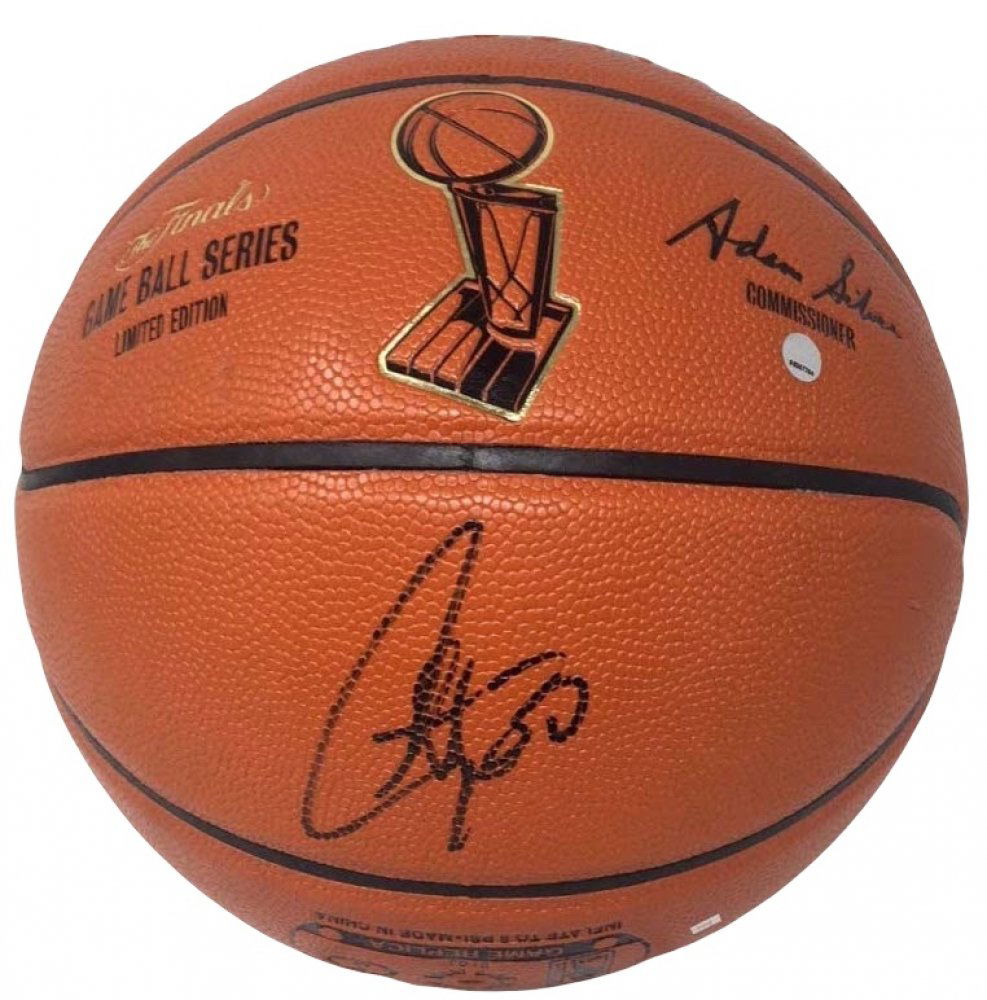 Stephen Curry Signed NBA "The Finals" Game Ball Series Basketball (Steiner) (1 of 1)