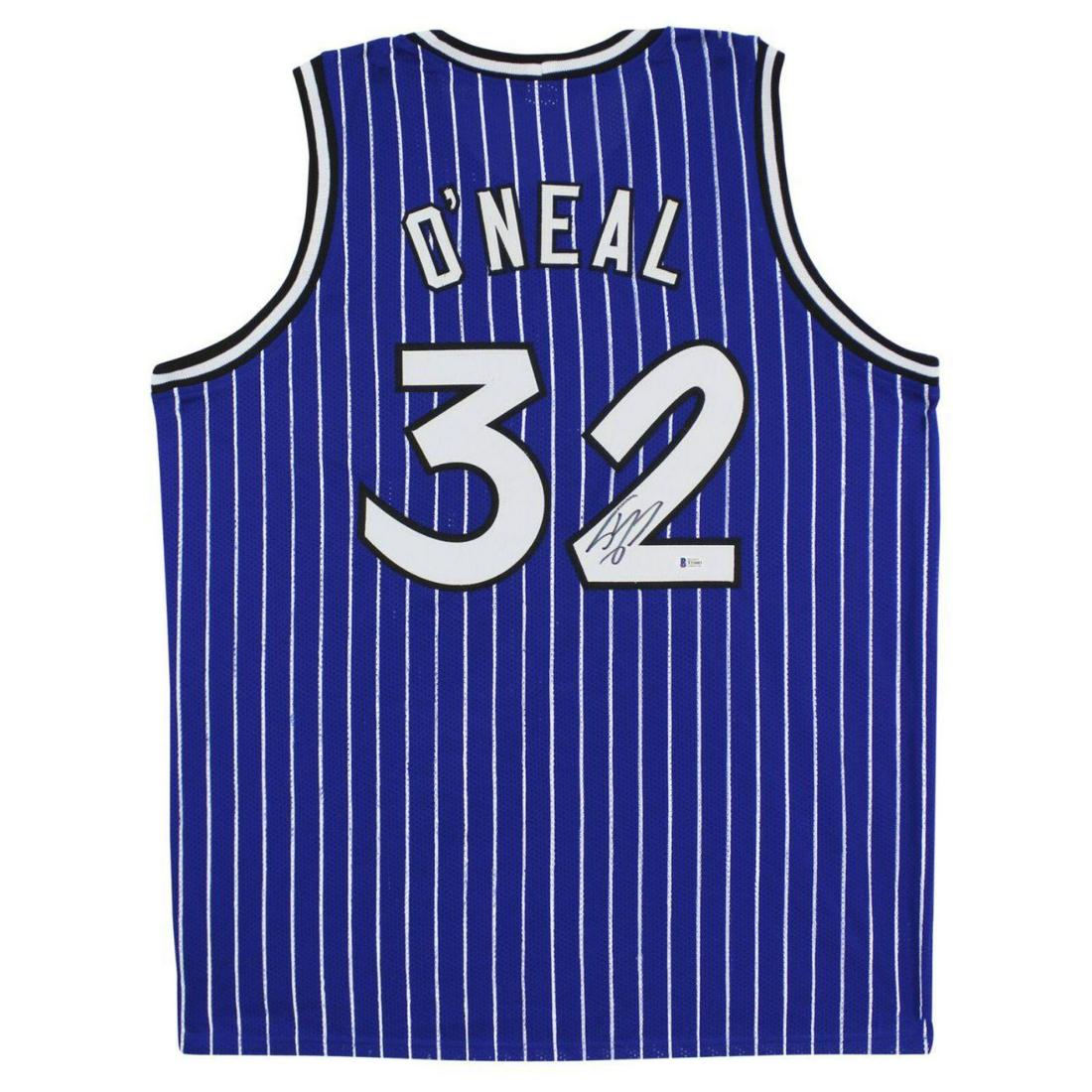 Shaquille O'Neal Authentic Signed Blue Pro Style Jersey Shaq Diesel BAS (1 of 1)