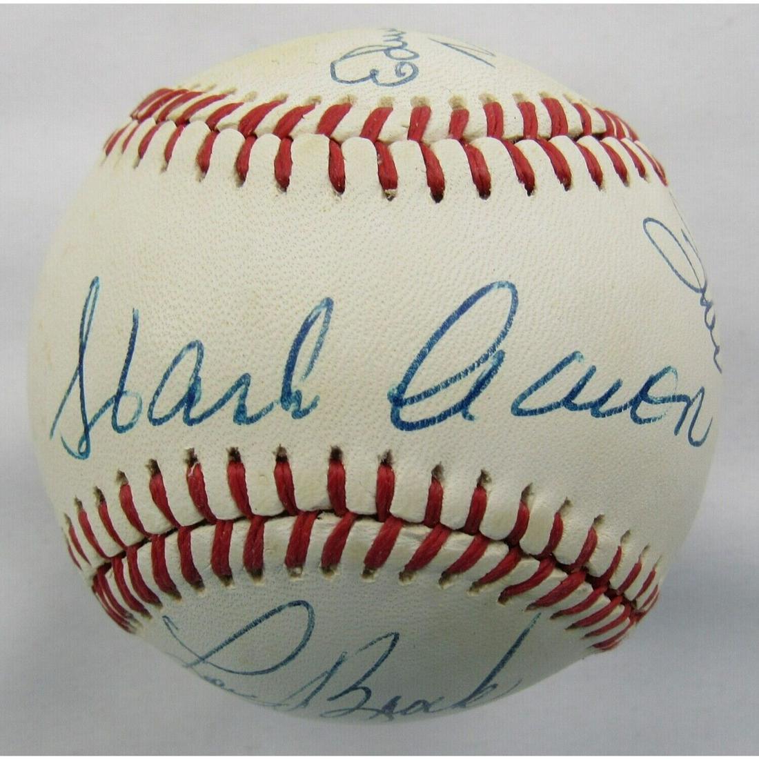 HOFers Signed Baseball Willie Mays Hank Aaron Stan Musial Warren Spahn +3 JSA (1 of 4)