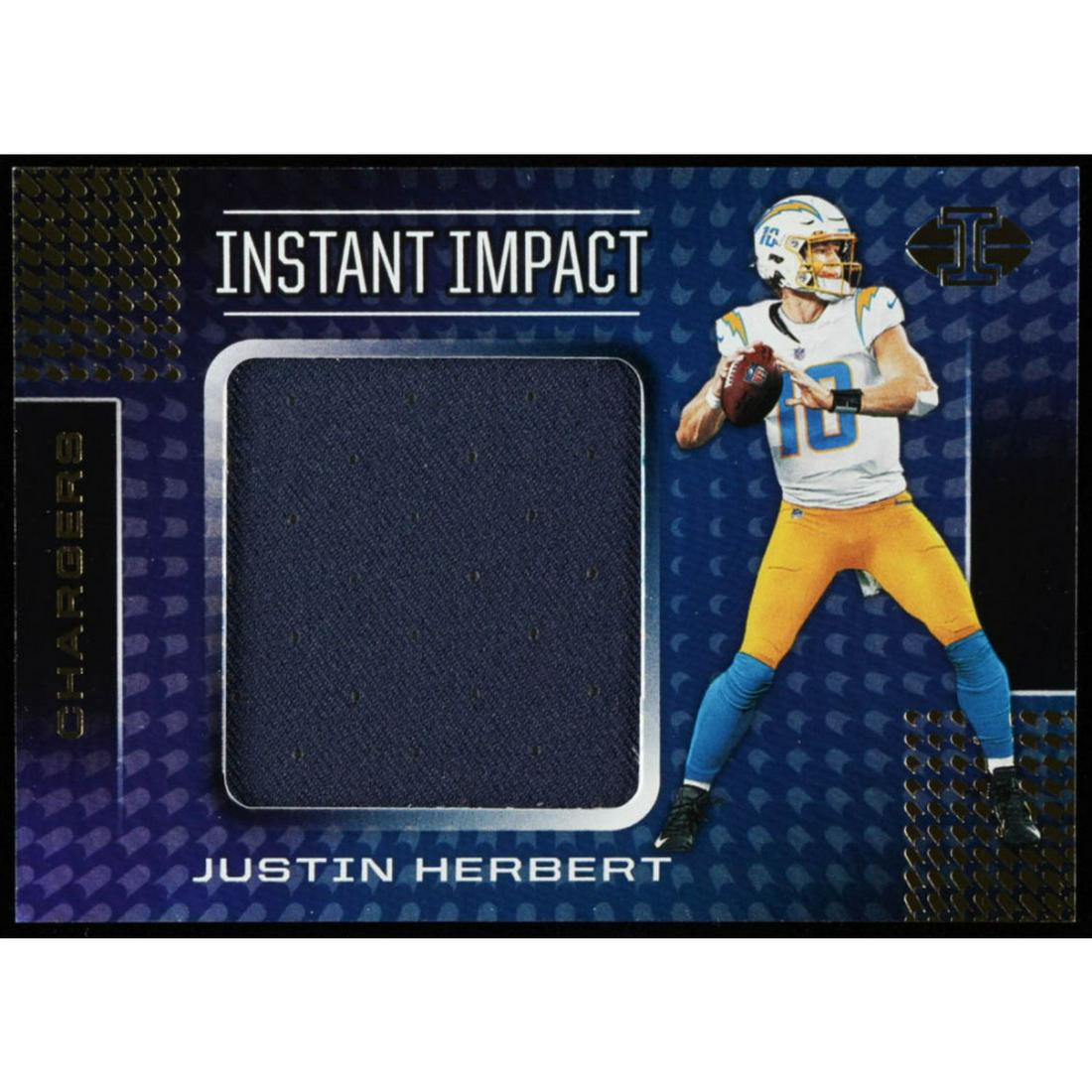 Justin Herbert 2020 Panini Illusions Instant Impact Jerseys #3 (1 of 1)