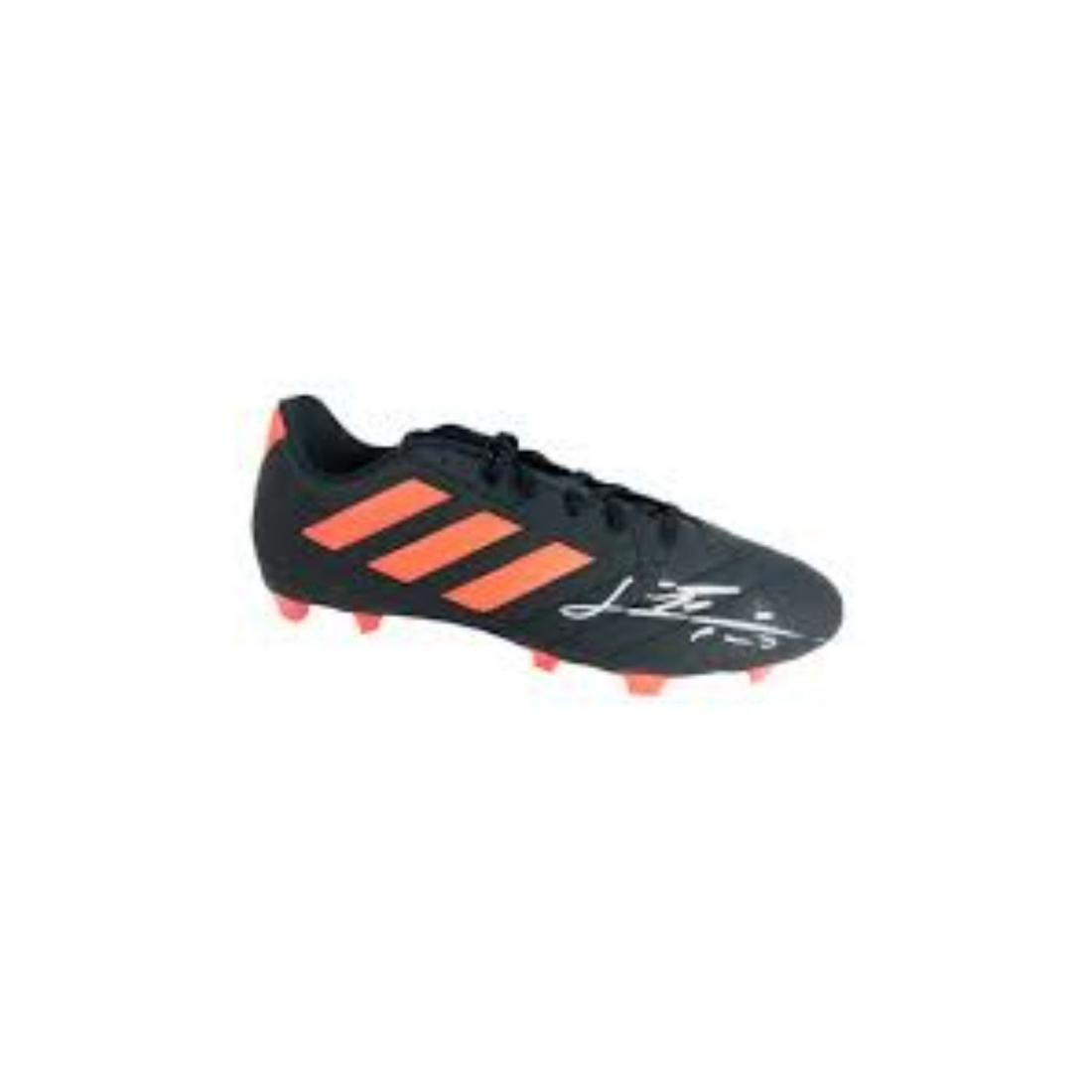 Messi signed boot BAS LOA: Messi signed boot BAS LOA
