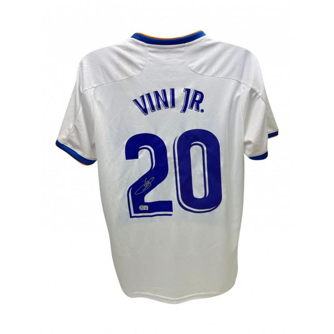 Vinicius Junior Signed Real Madrid Jersey (Beckett Hologram): Vinicius Junior Signed Real Madrid Jersey (Beckett Hologram)