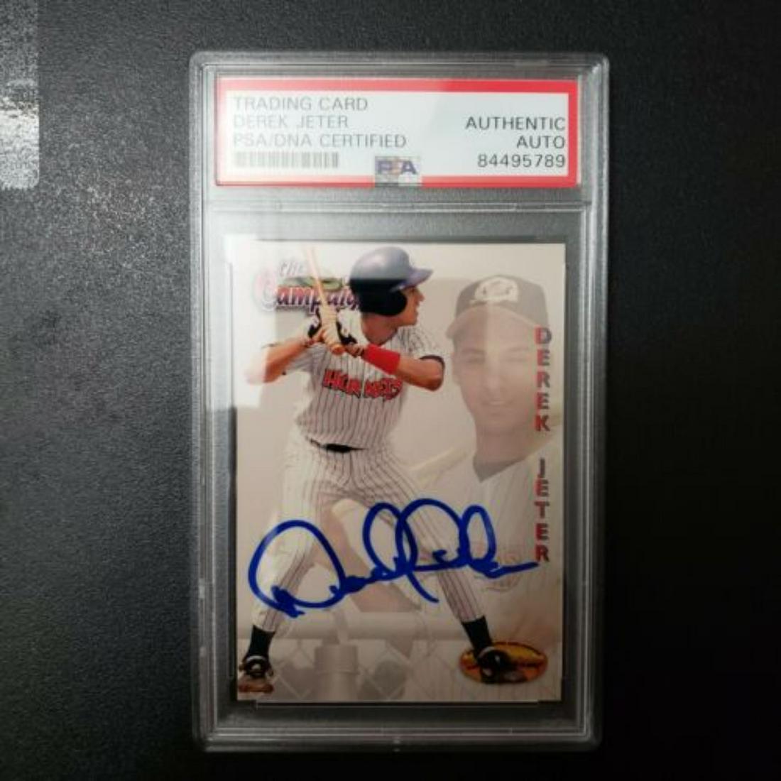 Derek Jeter Signed 1994 Ted Williams Co Auto RC PSA Authentic Autograph Rookie: Derek Jeter Signed 1994 Ted Williams Co Auto RC PSA Authentic Autograph Rookie