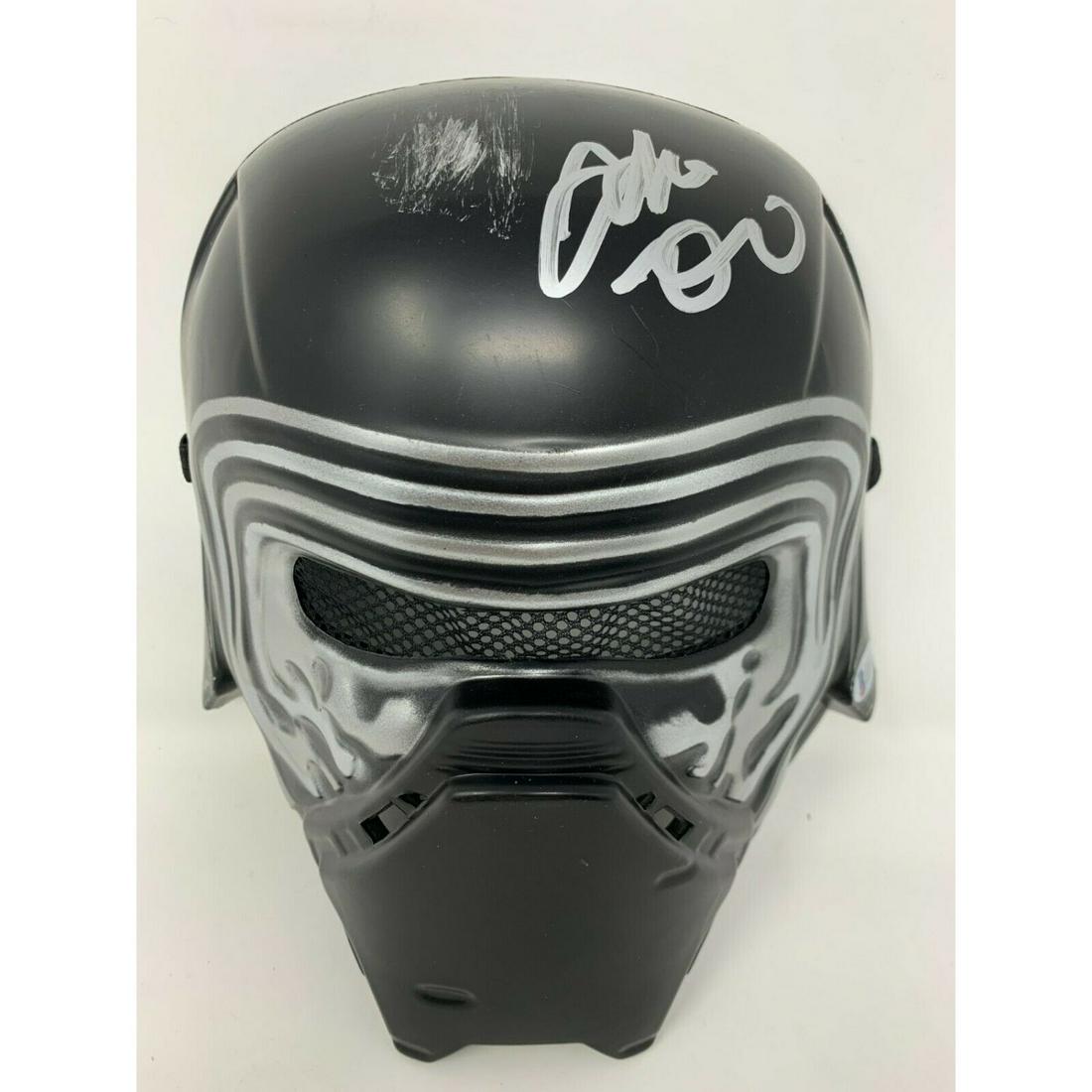 Kylo Ren Adam Driver Signed Star Wars Movie Mask Medium Beckett (1 of 2)