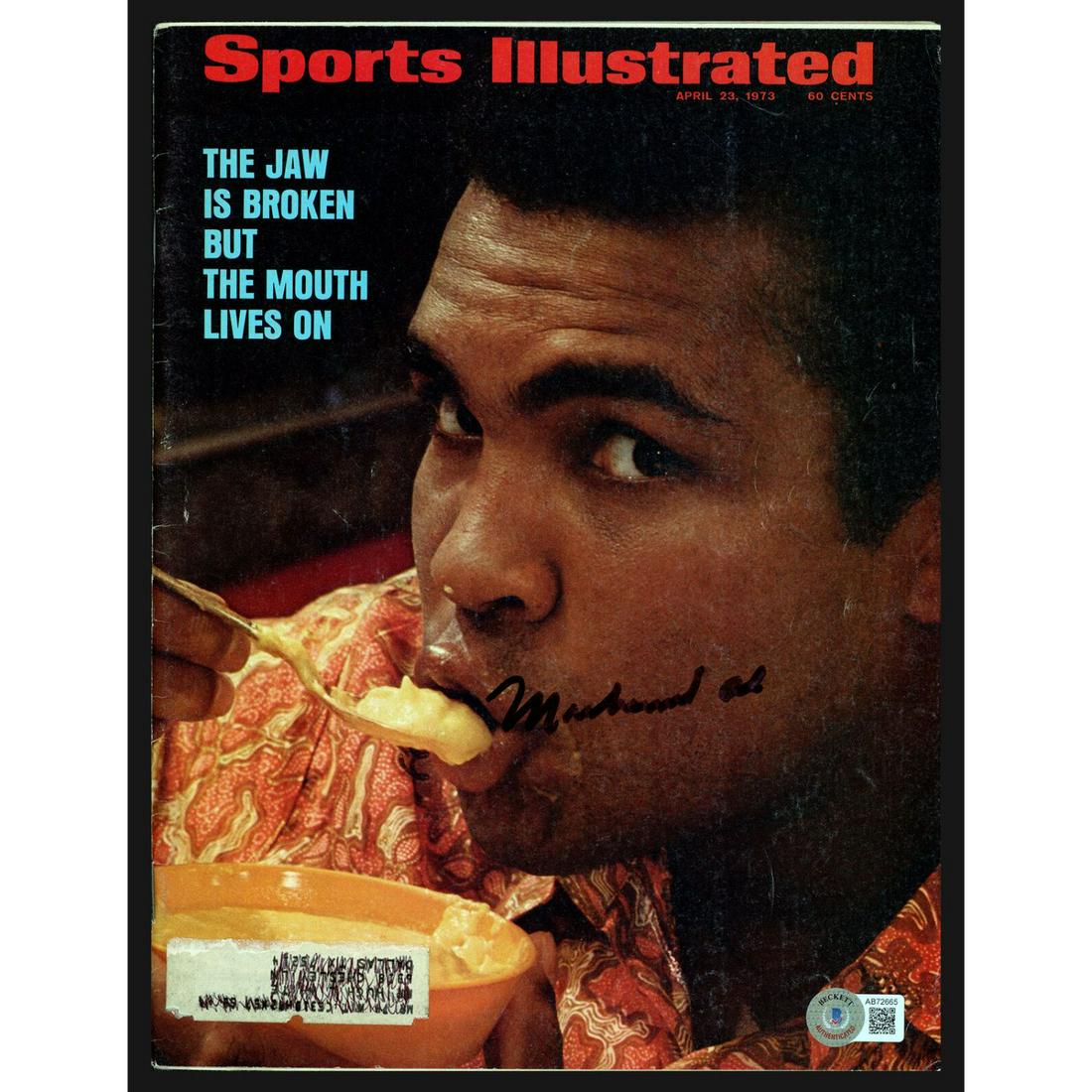 Muhammad Ali Signed Sports Illustrated Vintage Signature (BAS LOA) (1 of 2)
