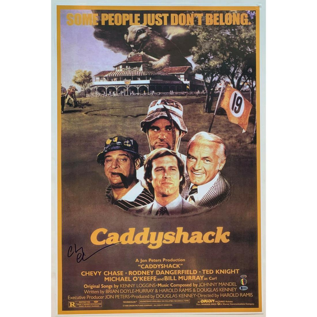 Chevy Chase Signed autographed Movie Poster chevy chase Beckett BAS (1 of 1)
