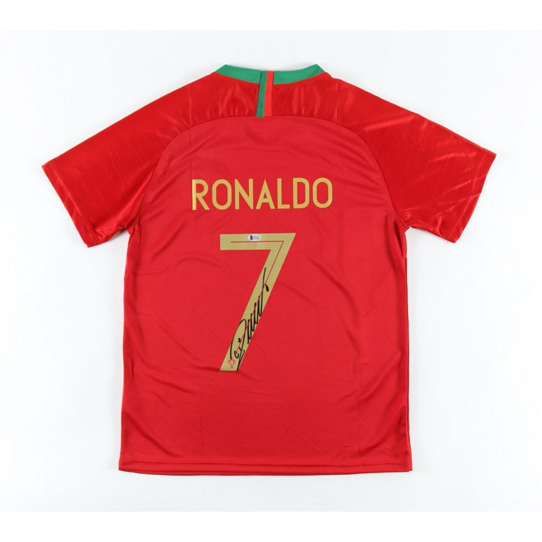 Cristiano Ronaldo Signed Portugal Jersey (Beckett COA) (1 of 2)