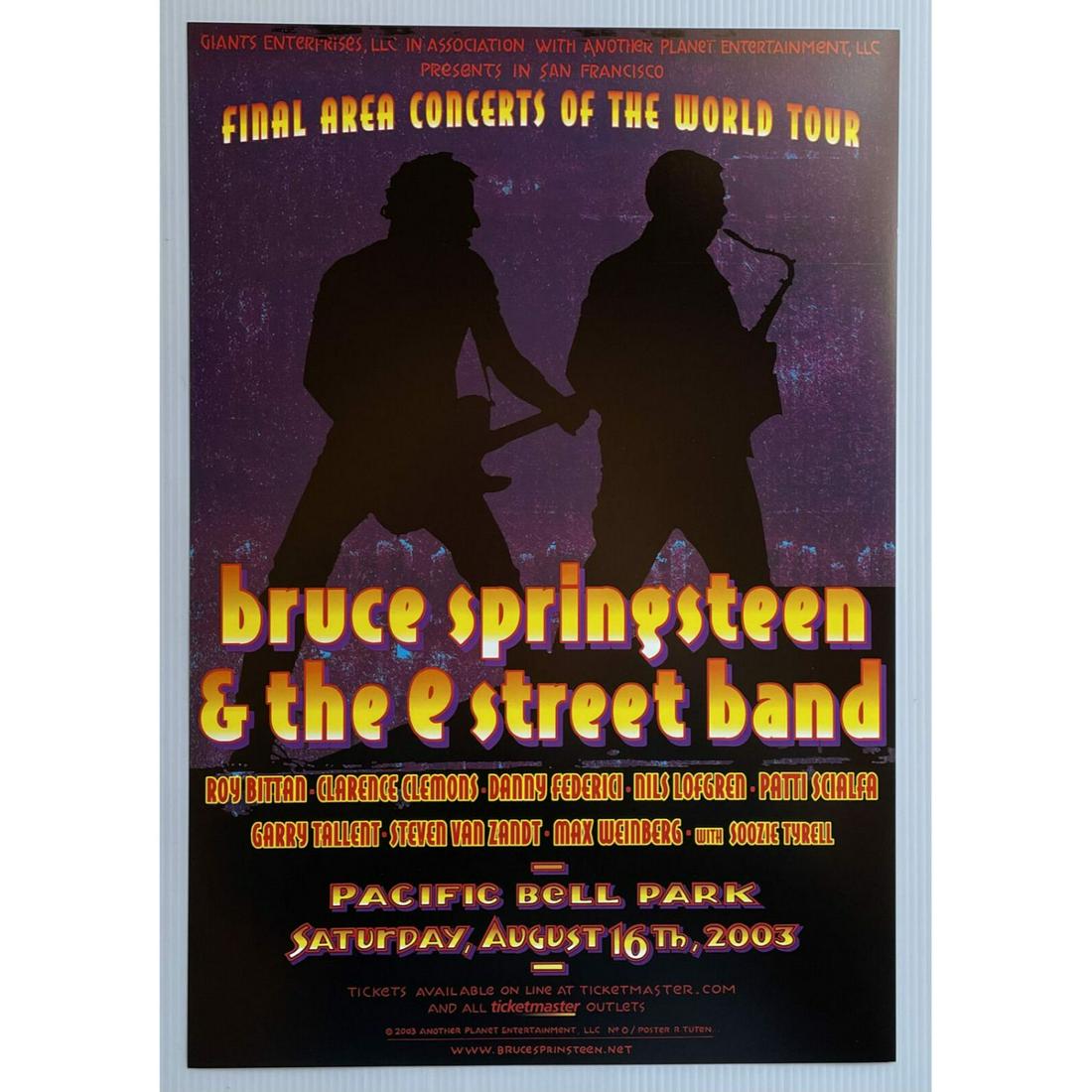 2003 Bruce Springsteen & The E-Street Band Concert Poster (13X19) (1 of 1)