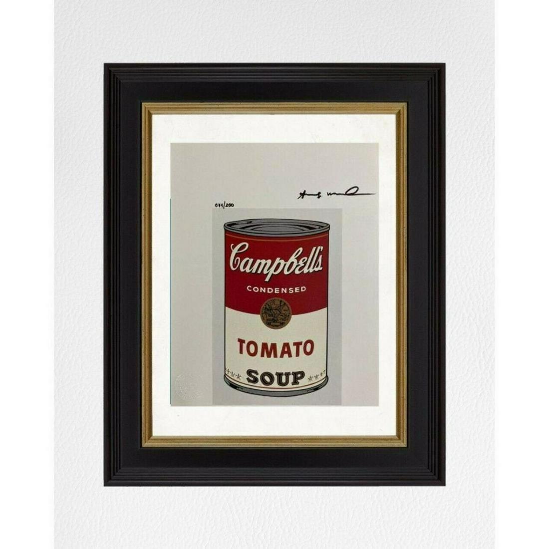 Andy Warhol 1986 Original Print, Hand Signed with Certificate of Authenticity: Andy Warhol 1986 Original Print, Hand Signed with Certificate of Authenticity