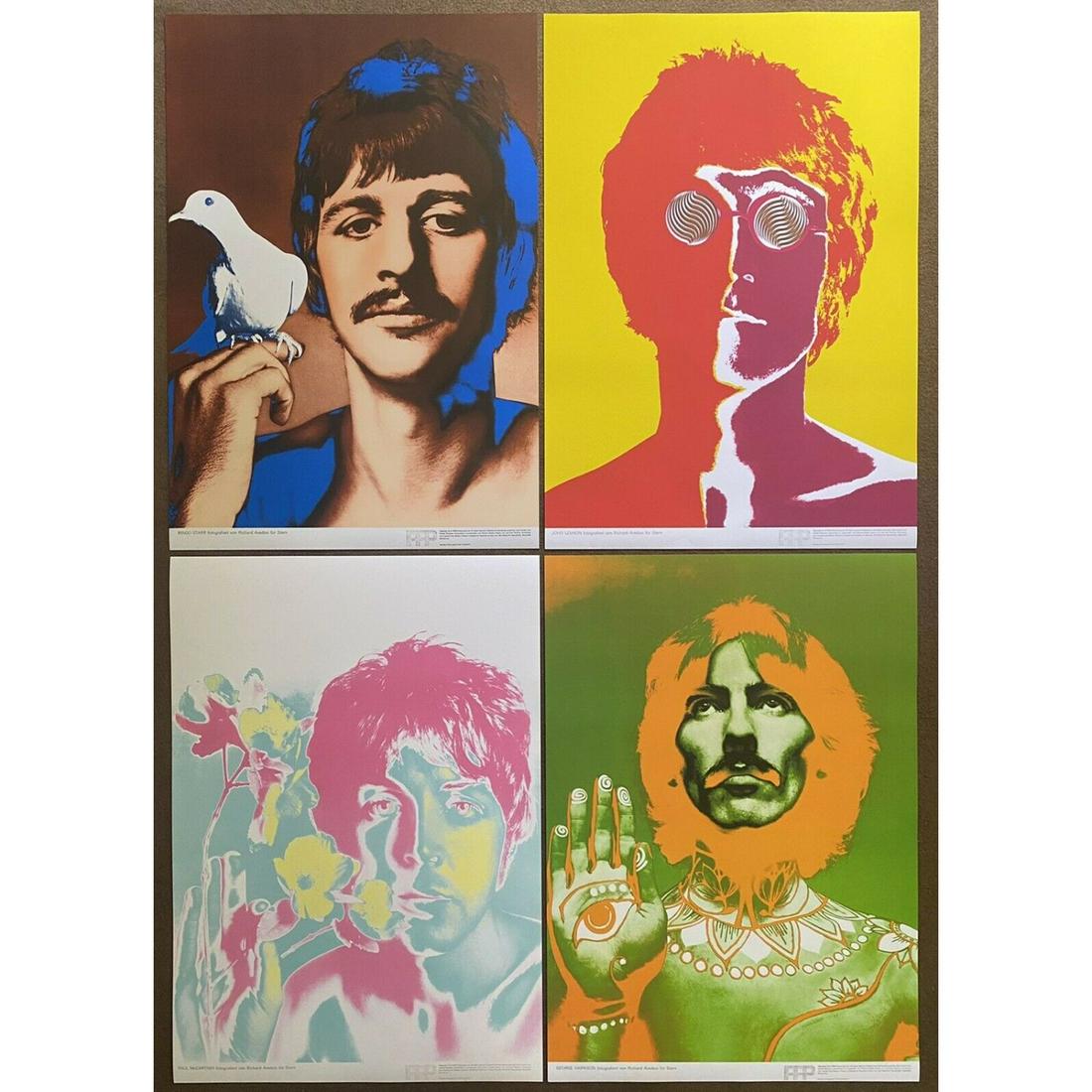 Original Richard Avedon Beatles Portraits Posters (Set Of Four): Original Richard Avedon Beatles Portraits Posters (Set Of Four)