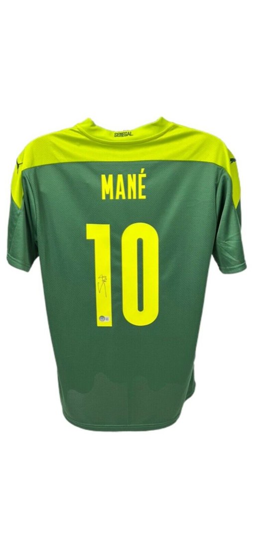 Sadio Mane Signed Senegal National Team Jersey (Beckett COA): Sadio Mane Signed Senegal National Team Jersey (Beckett COA)