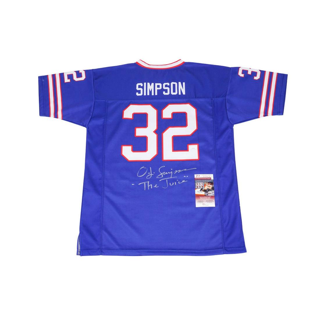 OJ Simpson Signed Jersey With "The Juice" Inscription (JSA COA) (1 of 1)