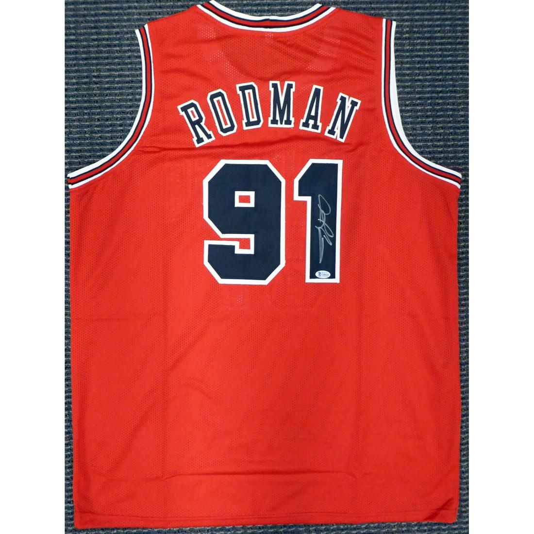 Dennis Rodman Signed Jersey (Beckett COA) (1 of 1)