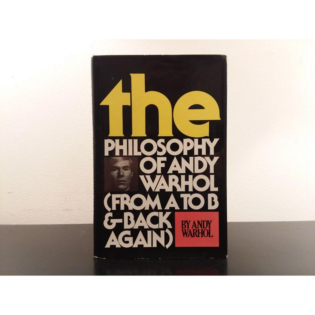 The Philosophy Of Andy Warhol SIGNED FIRST EDITION (from A to B & back again) (1 of 3)